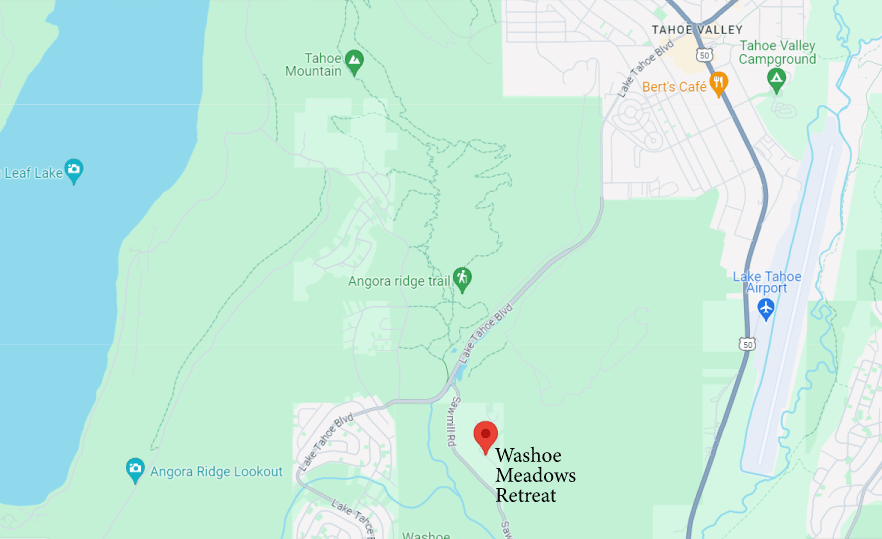 Map of Washoe Meadows Retreat